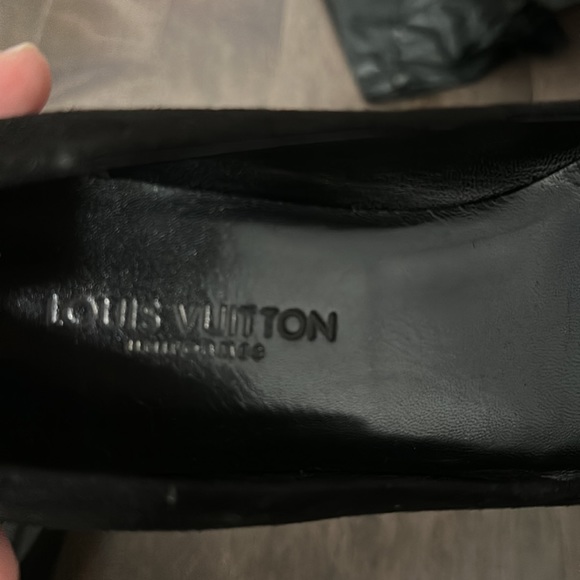 Louis Vuitton suede black flats - Picture 4 of 6